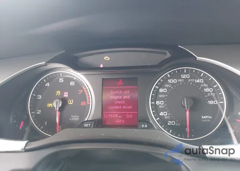 2010 Audi A4 2.0T Premium from USA, damaged, VIN WAUDFAFL6AN036106